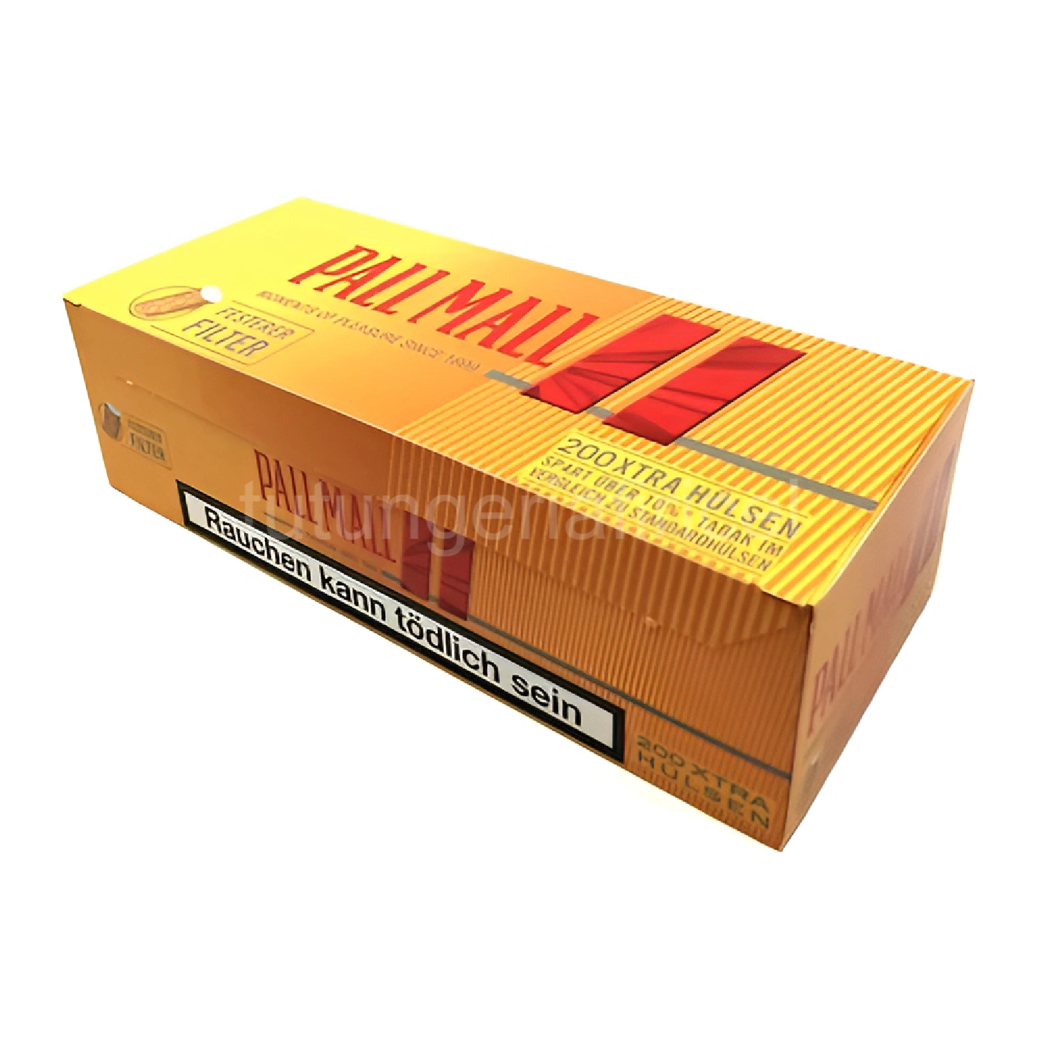 Tuburi Țigări Pall Mall Yellow 200 Buc – Varianta Mai Blândă din Gama Pall Mall — Tuburi pentru țigări
