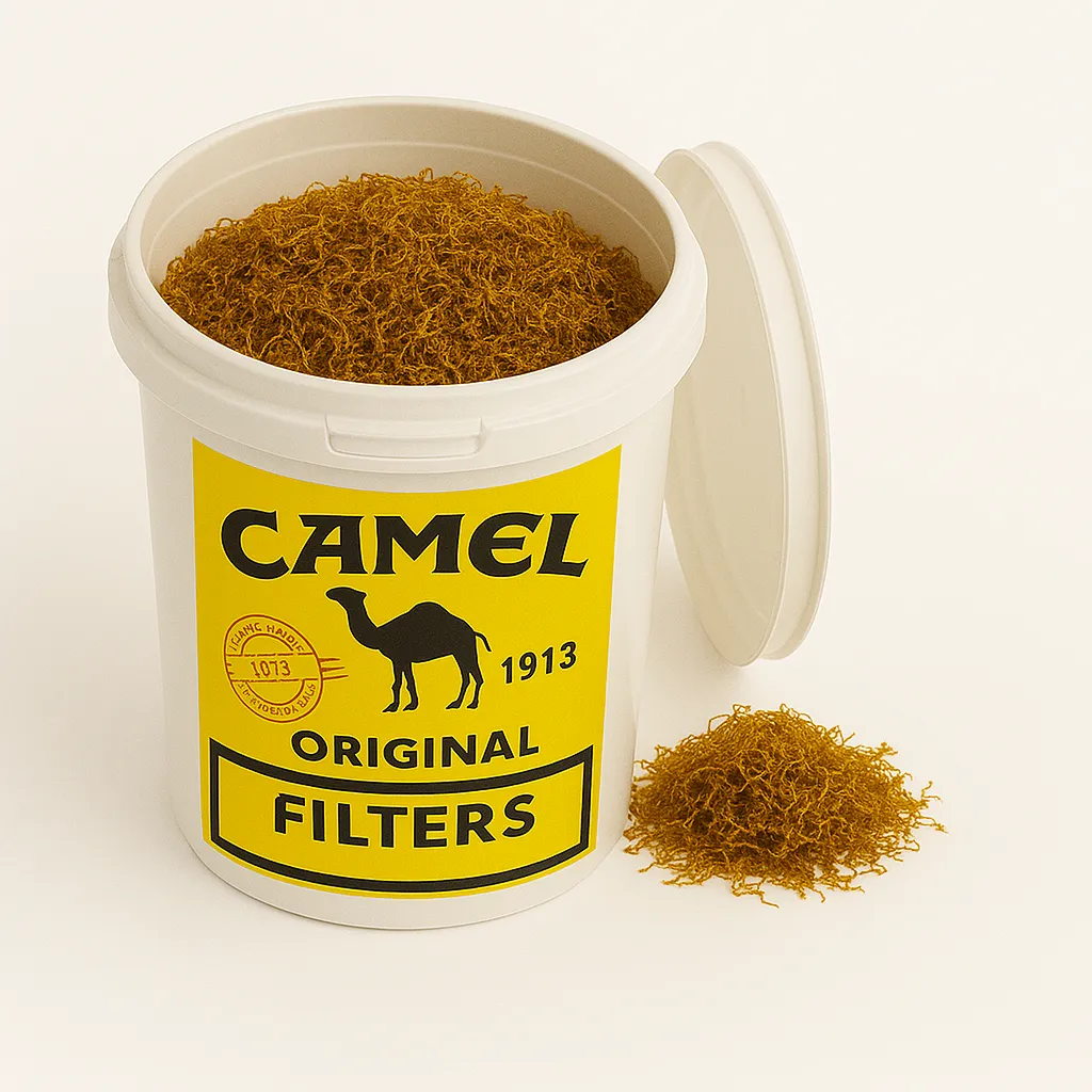 Tutun la Găleată Camel Original Filters Firicel sau Tocat Vrac 1Kg — Tutun la găleată