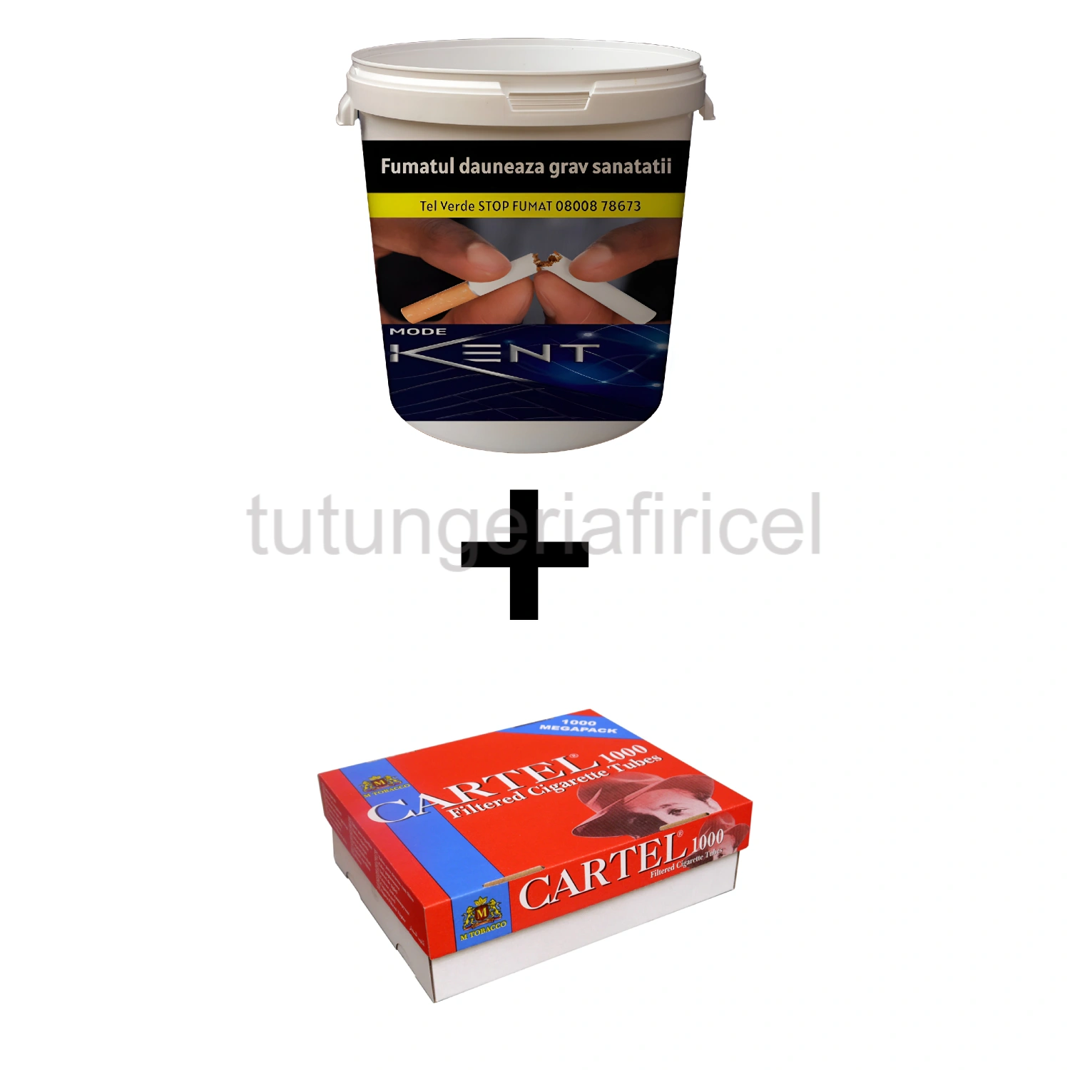 Tutun la Găleată Kent 1Kg + Tuburi Țigări Cartel 1000 Buc — Oferte
