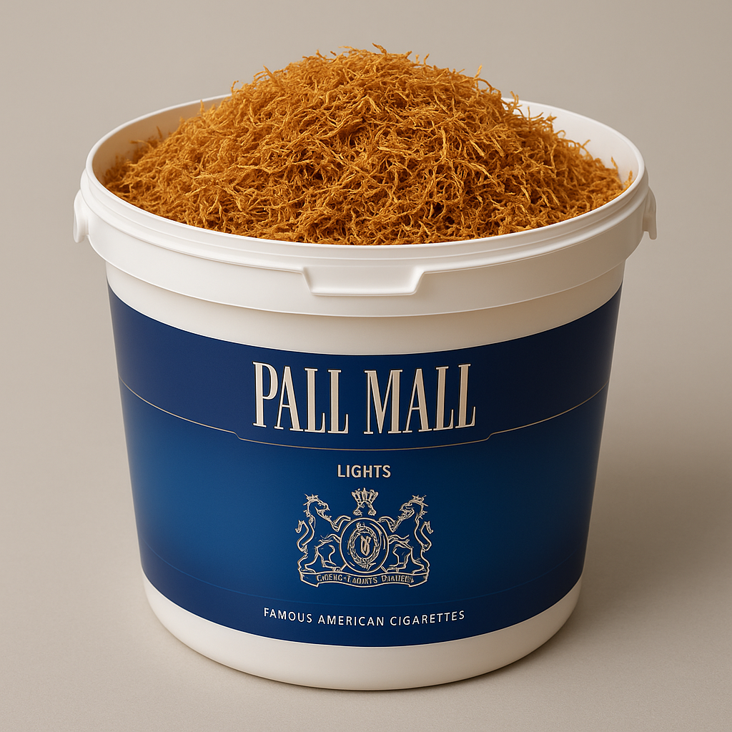 Tutun la Găleată Pall Mall Albastru Clasic Firicel sau Tocat Vrac 1Kg — Tutun la găleată